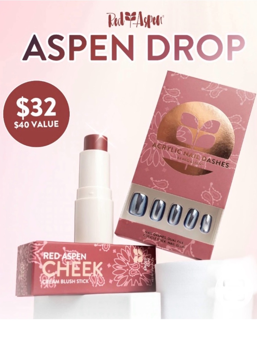 Red Aspen “Aspen Drop- Ready Rosette and Spiced Clay